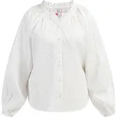 IZIA Blouse zilver / wit
