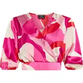 Faina Blouse sand / pink / pastelroze / donkerroze