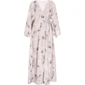 Usha WHITE LABEL Jurk grijs / pastelroze
