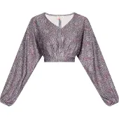 IZIA Shirt lila / pink / wit