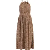 Faina Zomerjurk camel / wit