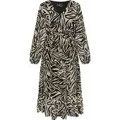 Faina Zomerjurk beige / zwart