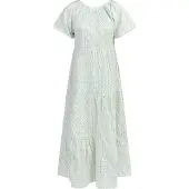 IZIA Jurk turquoise / wit