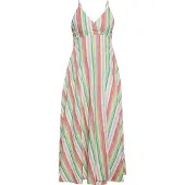 IZIA Zomerjurk groen / sering / pink / natuurwit