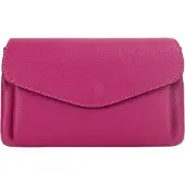 Usha Clutch magenta / knalrood / zwart / wit