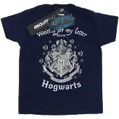Harry Potter Heren Hogwarts Wachten Op Mijn Brief T-Shirt (Marineblauw)