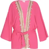 IZIA Kimono goud / pink