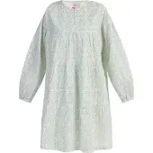 IZIA Jurk turquoise / wit