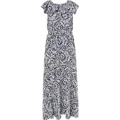 IZIA Zomerjurk blauw / zwart / wit