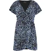 Faina Cocktailjurk blauw