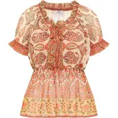 Usha Blouse gemengde kleuren