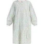 IZIA Jurk turquoise / goud / natuurwit
