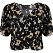 Faina Blouse beige / zwart
