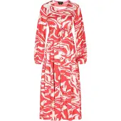 Faina Jurk rood / wolwit