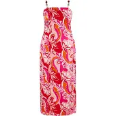 IZIA Zomerjurk oranje / rosa / rood