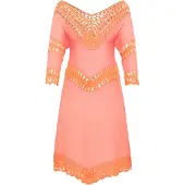 IZIA Zomerjurk oranje