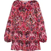 Usha Blouse Dames Roze Veelkleurig