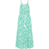 IZIA Zomerjurk groen / wit