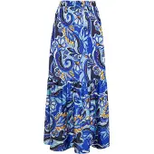 IZIA Rok blauw / lichtblauw / goudgeel / offwhite