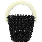 FELIPA Handtas zwart / wolwit