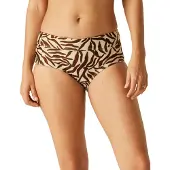 Regatta Dames/Dames Paloma Zwemshort met Zebraprint (Lichtbruin/ donkerbruin)