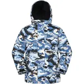Mountain Warehouse Kinder/Kinder Mogal Geometrisch Ski-jack (Lichtblauw)