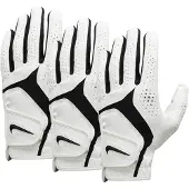 Nike Dura Feel X Golfschoenen (Verpakking van 3) (Wit/Zwart)