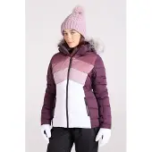 Mountain Warehouse Dames/Dames Cascade Gewatteerde Ski jas (Donker paars)