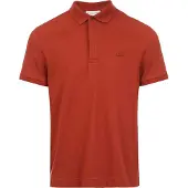 Lacoste Heren Pique Stretch Regular Poloshirt (Rood)