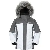 Mountain Warehouse Pyreneeën gewatteerd ski-jack voor kinderen/Kinderen (Wit)