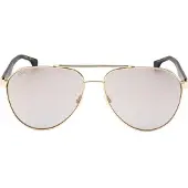 HUGO BOSS Gewone zonnebril heren (Zwart/Goud)