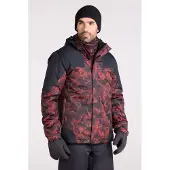 Mountain Warehouse Heren Shadow II Printed Ski Jacket (Helder oranje)