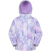 Mountain Warehouse Ski jas voor kinderen/kleuters Sneeuwklokje aquarel (Roze)