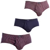 Abanderado 3er-Pack Herren-Slips mit Öffnung „Essential Print“ A0090