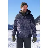 Mountain Warehouse Heren Shadow II Printed Ski Jacket (Bruin)