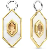Ti sento Dames Oorbedels - 925 zilver - Parelmoer - 9271MW
