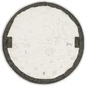 Hauck Play N Tidy - Speelkleed - Perfecte combi van speelkleed en opbergtas - Dark Grey