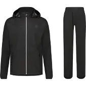 Agu GO Regenpak Essential Unisex - Zwart - XXL - Dames & Heren - Waterdicht & Ademend