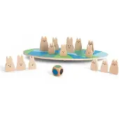 BS Toys Evenwicht konijntjes Bordspel - Educatief Spel - Behoud Evenwicht - Vanaf 4 Jaar - 2 Spelers - Cadeau kind