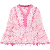 IZIA Tuniek Dames wit roze
