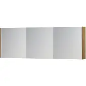 Ink SPK1 Spiegelkast 3 Deuren - 180x60cm - Fineer Natur - Spiegels, Spiegelkasten - 8718835102487