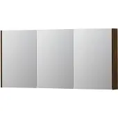 Ink SPK2 Spiegelkast 3 Deuren - 160x74cm - Koper Eiken - Spiegels, Spiegelkasten - 8718835093259