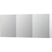 Ink SPK2 Spiegelkast 3 Deuren - 180x74cm - Hoogglans Wit - Spiegels, Spiegelkasten - 8718835093426