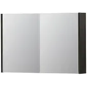 Ink SPK1 Spiegelkast 2 Deuren - 90x60cm - Intens Eiken - Spiegels, Spiegelkasten - 8718835101060