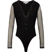 Morgan's Pomade Blouse body '261-TPLAZA' zwart