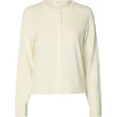 Selected Gebreid vest 'SLFThea' crème