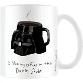 Star Wars Dark Side Meme Darth Vader mok (Wit/zwart)