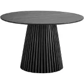 Ebuy24 Eettafel Osaka | hout zwart 120x75x120 cm eettafels | NADUVI