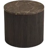 Ebuy24 Bijzettafel Rota | mdf bruin 45x40x45 cm bijzettafels | NADUVI