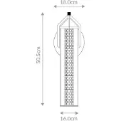 Quintiesse LED Wandlamp Espada | 18W 3000K 930 | Polished Chrome